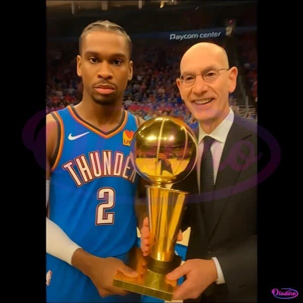 Shai Gilgeous Alexander 2025 Nba Champion Thunder Mvp PNG