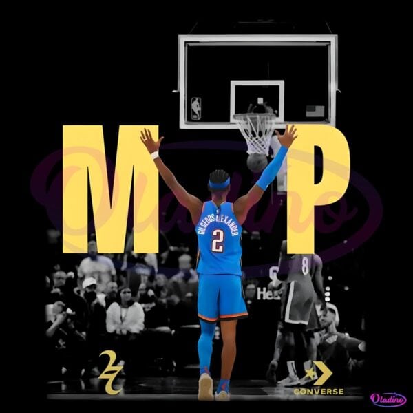Shai Gilgeous Alexander Mvp Pose Oklahoma City Thunder PNG