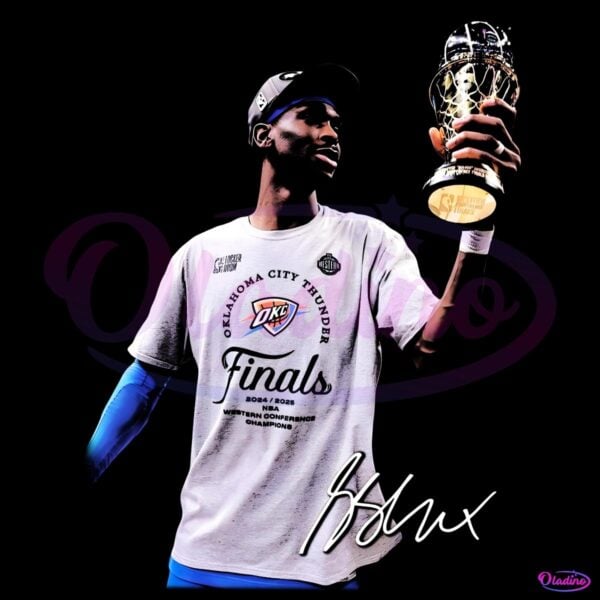 Shai Gilgeous Alexander Okc Thunder Finals Mvp 2025 PNG