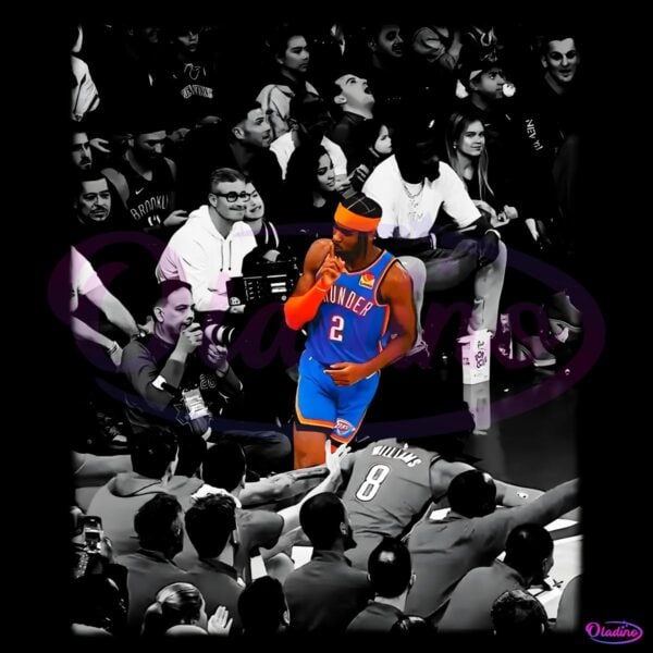 Shai Gilgeous Alexander Spotlight Moment Crowd Reaction PNG
