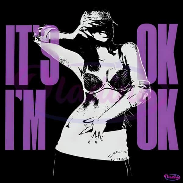 Tate Mcrae Its Ok Im Ok Tour Inspired Graphic PNG