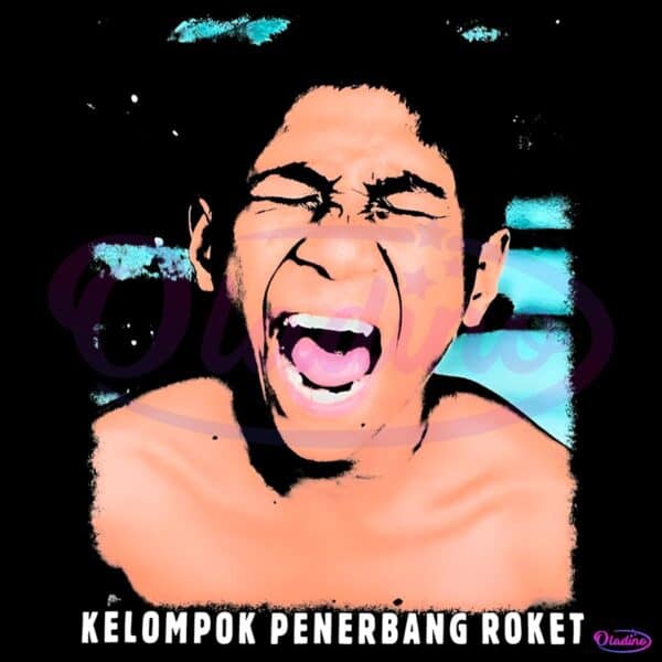 Teriakan Bocah Kelompok Penerbang Roket Vintage Indonesia Meme PNG