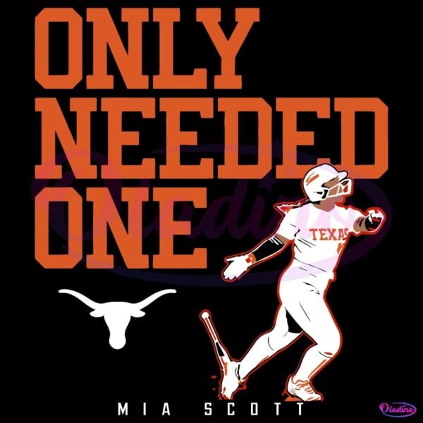 Texas Softball Mia Scott Only Needed One SVG