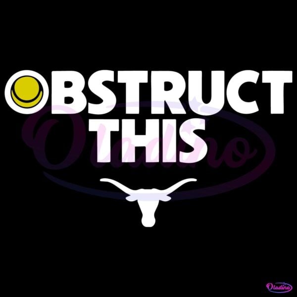 Texas Softball Obstruct This SVG