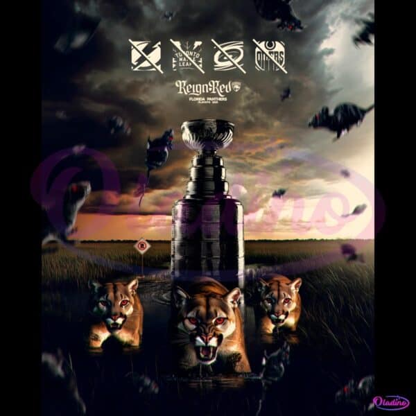 The Cup Belongs In South Florida Panthers Stanley Run 2025 Poster PNG