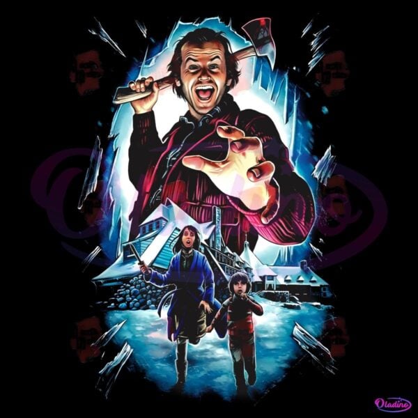 The Shining Horror Retro Movie Poster Art PNG