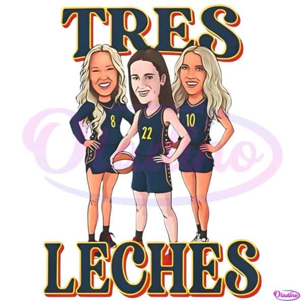 Tres Leches Sophie Basketball Caricature Trio Funny Sports Graphic PNG