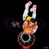 Tyrese Haliburton Dunk Pose Overhead Angle PNG
