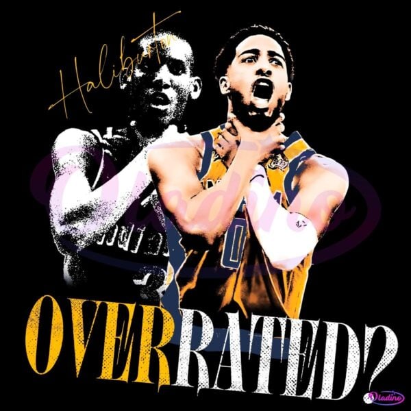 Vintage Haliburton Reggie Choke Indiana Basketball Overrated PNG