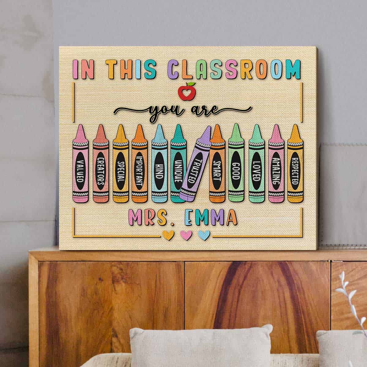 Classroom Welcome Board Example
