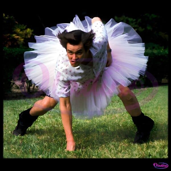 Ace Ventura Tutu Funny Meme Scene PNG