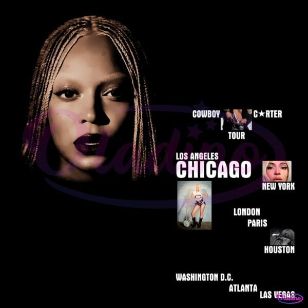 Beyonce Cowboy Carter Chicago Tour 2025 Concert PNG