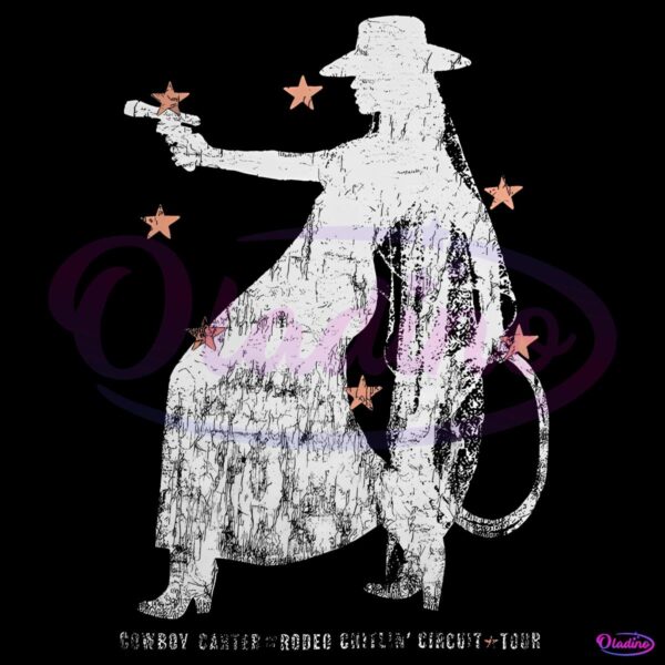 Beyonce London Cowboy Carter Rodeo Chillin Tour Silhouette PNG