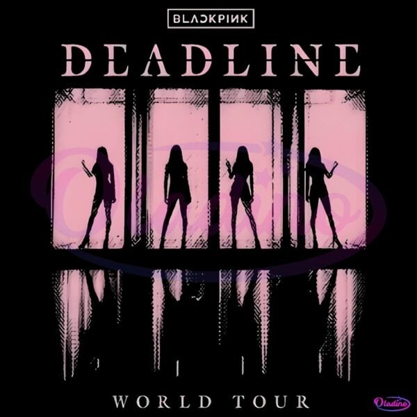 Blackpink Deadline World Tour Silhouette Concert Stage Scene PNG