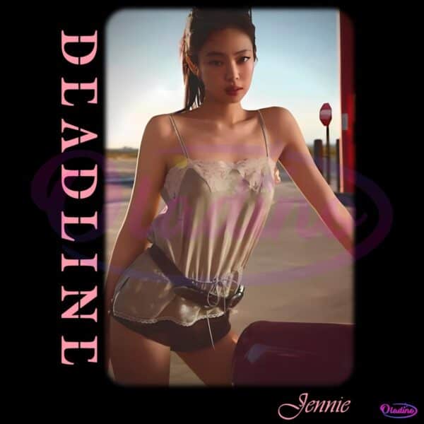 Blackpink Jennie Deadline Kpop Fan PNG