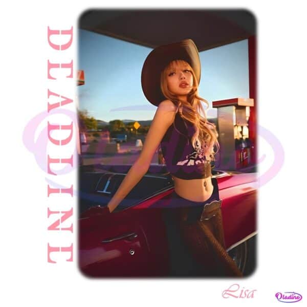 Blackpink Lisa Deadline Kpop Fan PNG