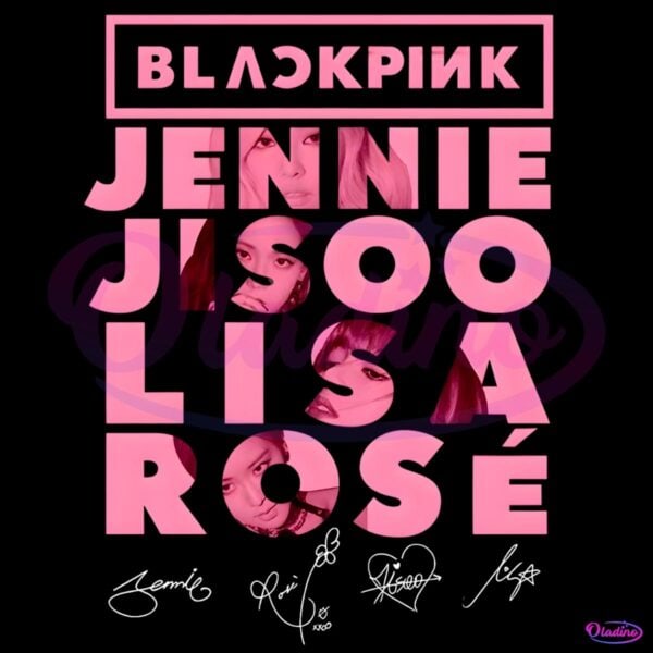 Blackpink World Tour 2025 Kpop Concert Tee Jisoo Jennie Lisa Rose Fan Merch PNG