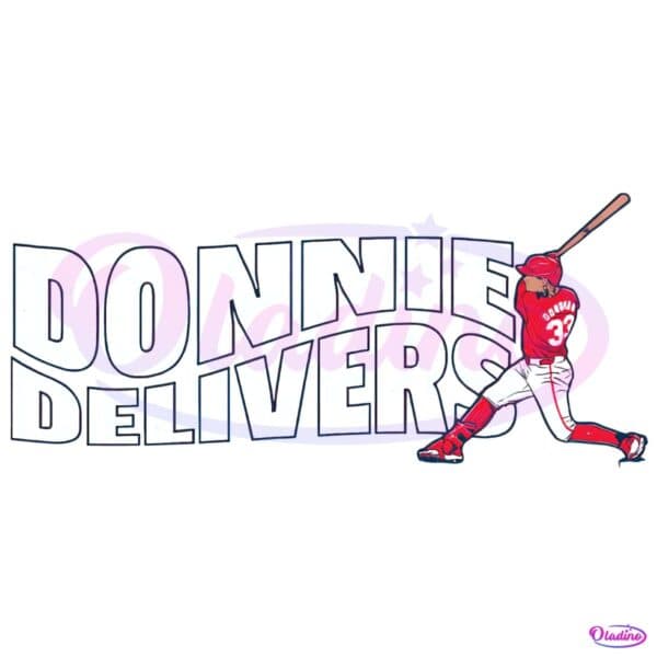 Brendan Donovan Baseball Donnie Delivers Quote Sports Graphic PNG