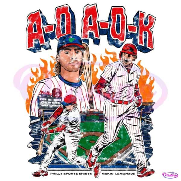 Bryson Stott Aoaok Philadelphia Phillies Baseball Fire PNG