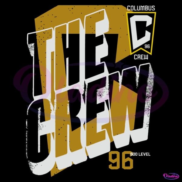 Columbus Crew The Crew 96 Bold Wave Soccer Fan Art SVG