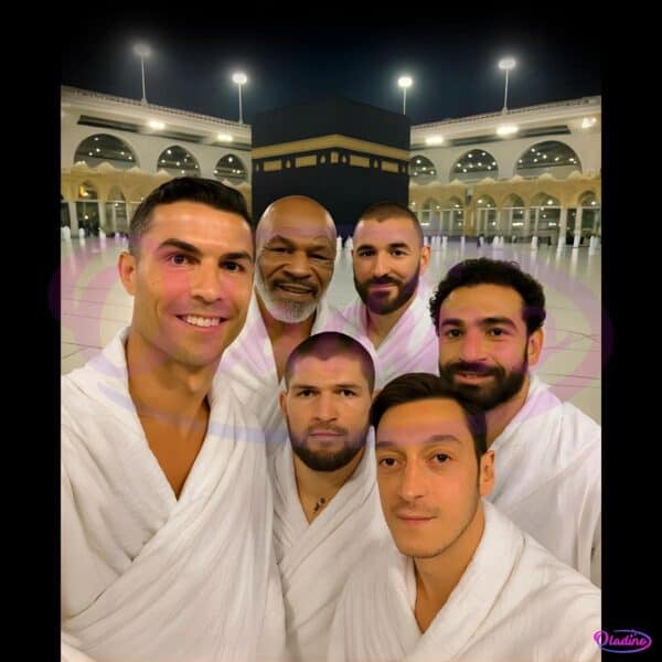 Cristiano Ronaldo Hajj Pilgrimage Muslim Unity Mecca PNG