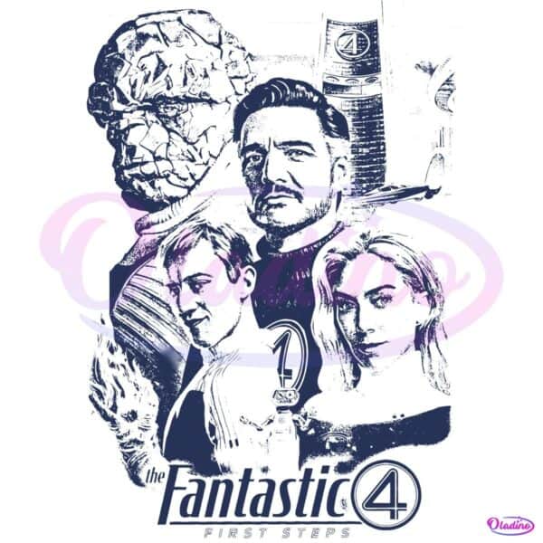 Fantastic Four First Steps Marvel Retro Superhero PNG