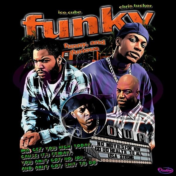 Friday Ice Cube Chris Tucker Urban Comedy Vintage Movie Scene PNG