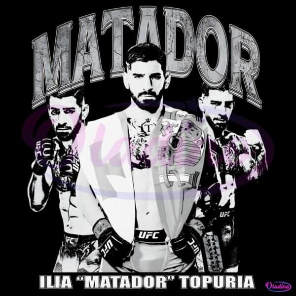 Ilia Topuria Matador Ufc Fighter Trio Pose PNG