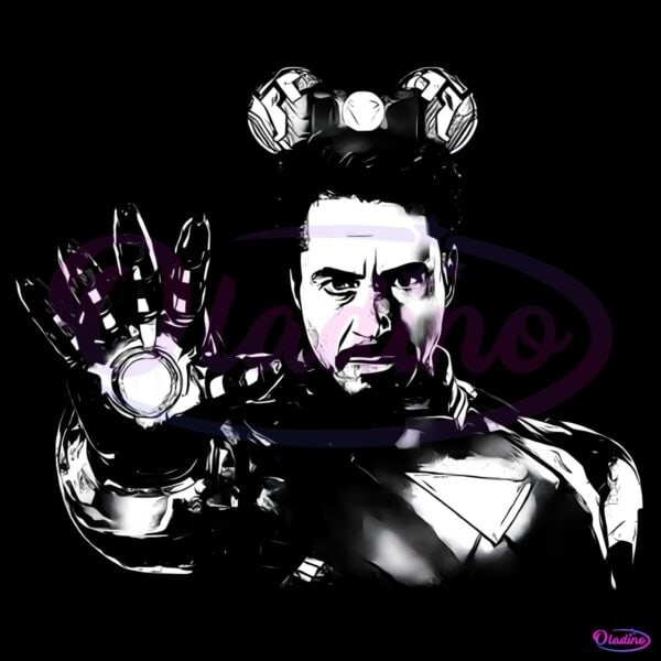 Iron Man Mickey Ears Tony Stark Disney Marvel PNG