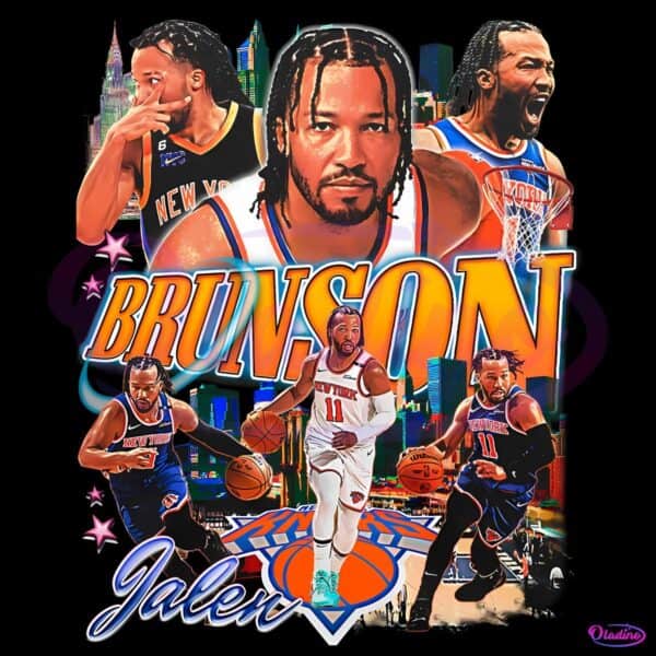 Jalen Brunson New York Knicks Basketball Star PNG