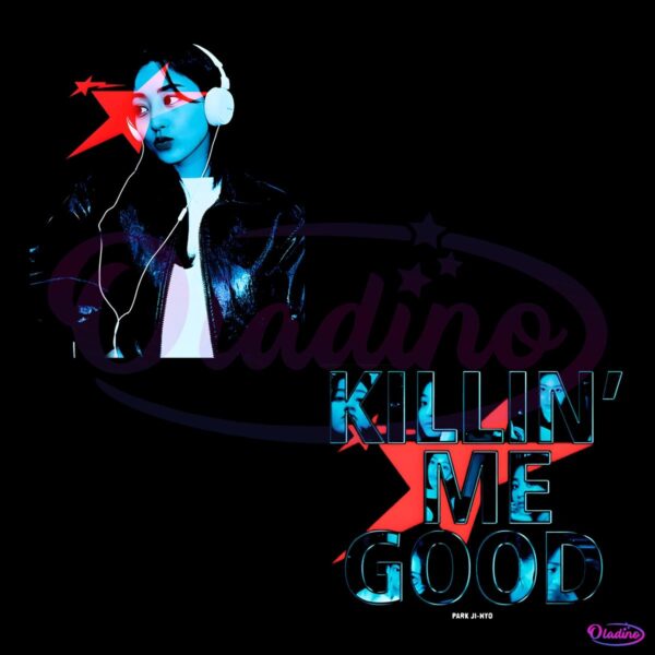 Jihyo Killin Me Good Twice Retro Fan Art PNG