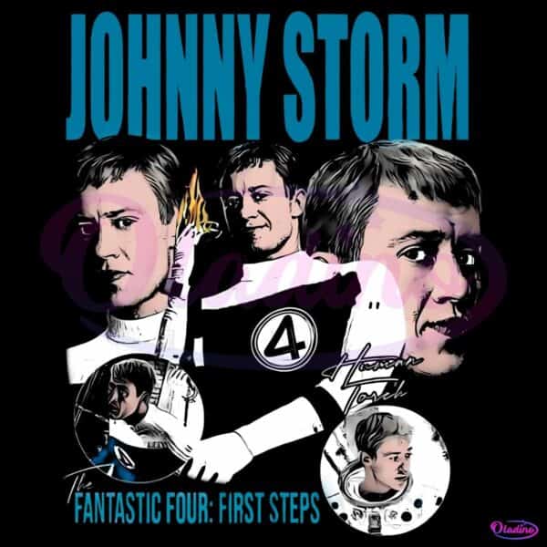 Johnny Storm Human Torch Marvel Fantastic Four First Steps PNG