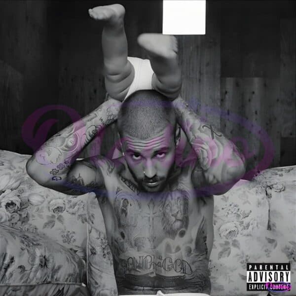 Justin Bieber Tattoo Album Art Black White Vintage Aesthetic PNG