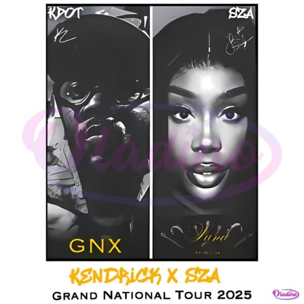 Kendrick Lamar Sza Gnx Grand National Tour 2025 PNG