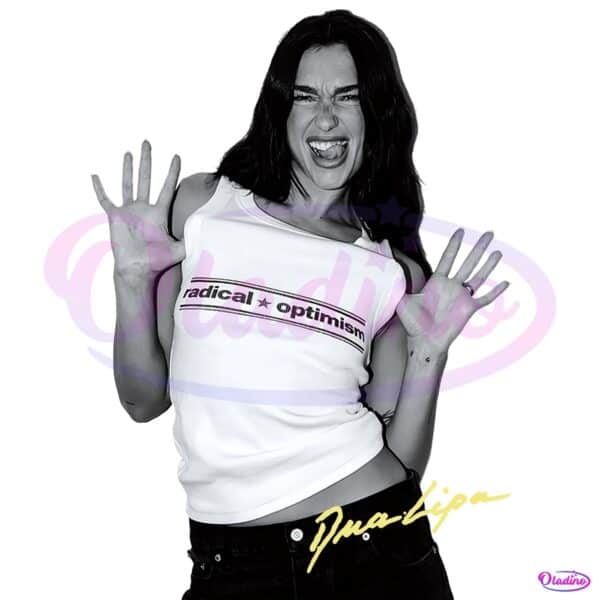 Lipa Radical Optimism Pop Star Graphic PNG