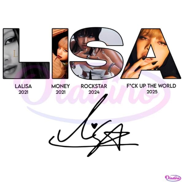 Lisa Blackpink Solo Timeline Money Rockstar PNG