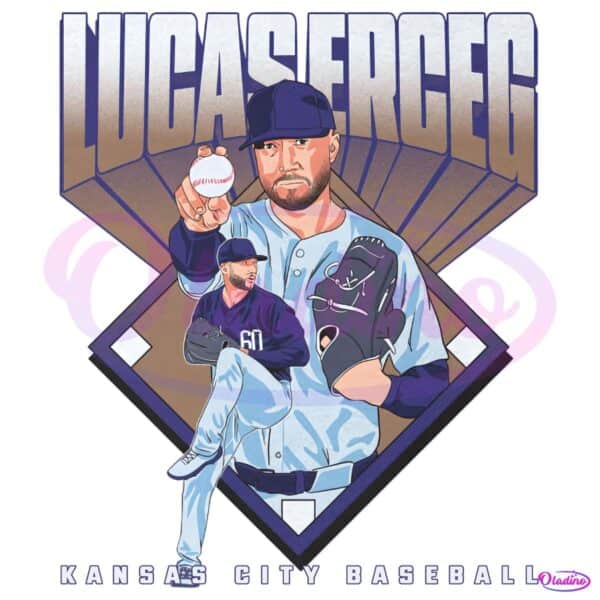 Lucas Erceg Kansas City Baseball Diamond Graphic PNG