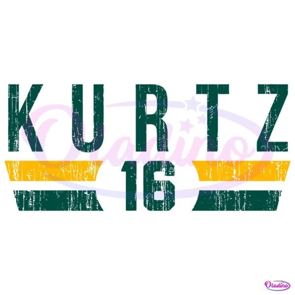Nick Kurtz Number Sixteen Sacramento Baseball Vintage Style SVG