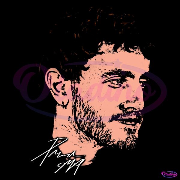 Paul Mescal Retro Portrait PNG