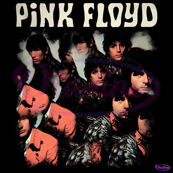 Pink Floyd Piper At The Gates Vintage Band Photo Graphic PNG