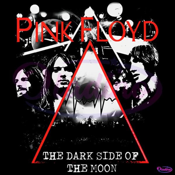 Pink Floyd The Dark Side Of The Moon Band Portrait Pyramid PNG