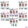 Princess Character Back To School Grade PNG Bundle