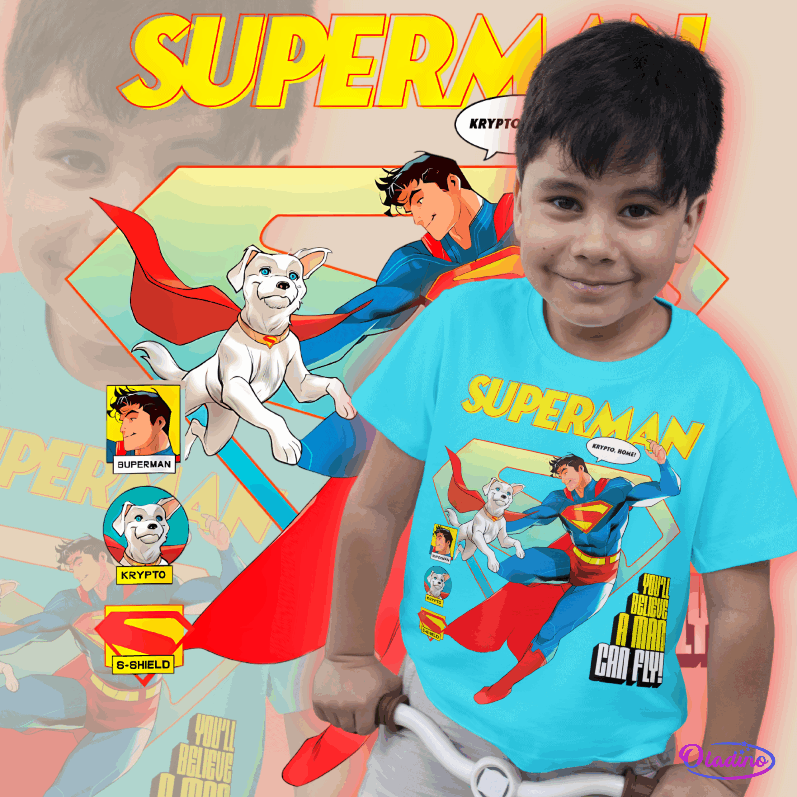 Custom Superman Team Shirt