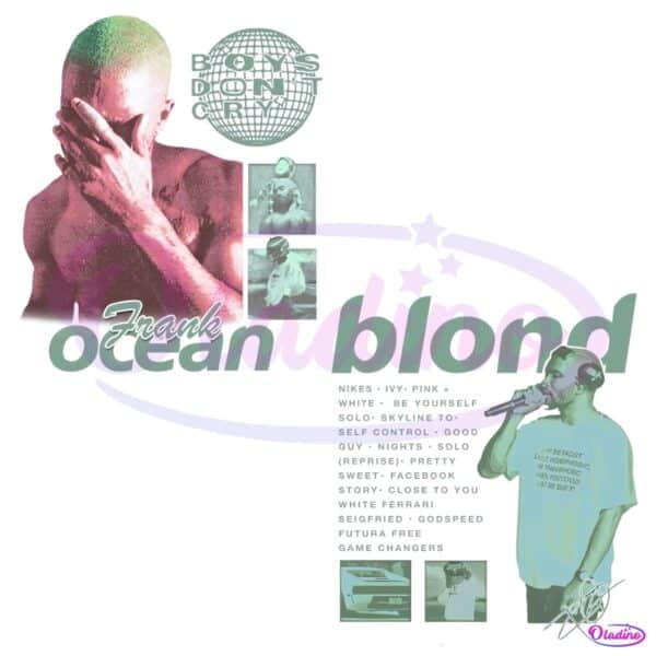 Retro Frank Ocean Blond Boys Dont Cry PNG