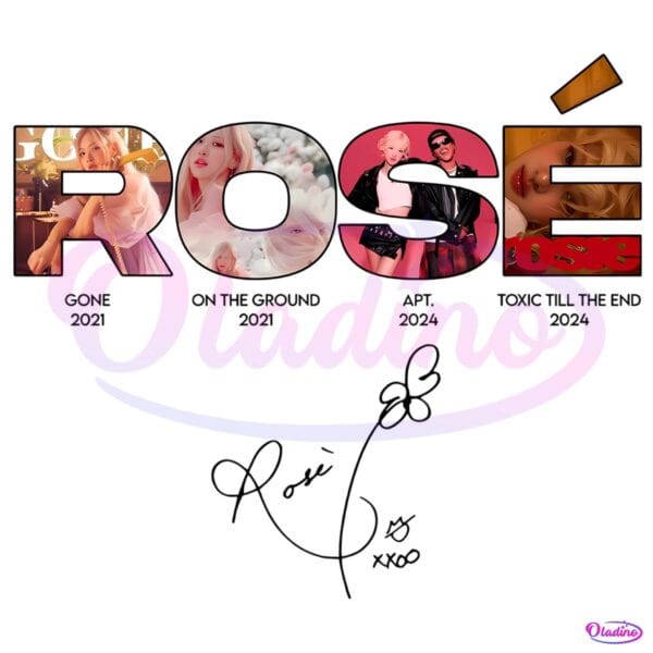 Rose Blackpink Solo Timeline Gone On The Ground Toxic PNG