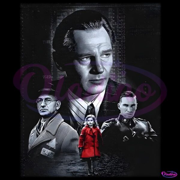 Schindlers List Red Coat Tribute Vintage Movie PNG