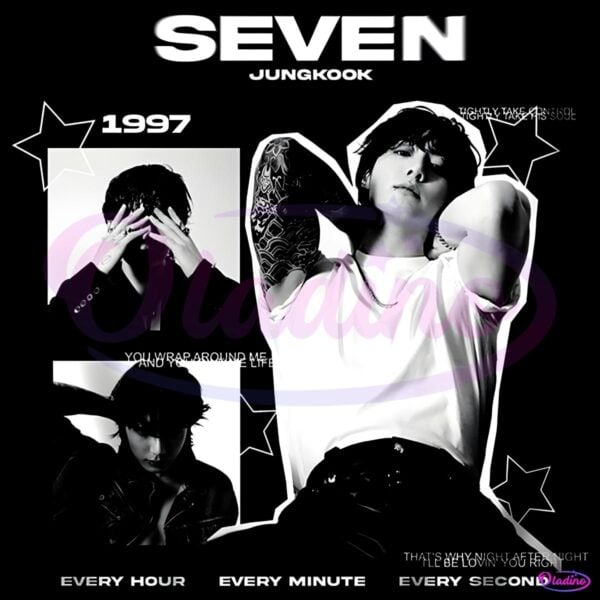 Seven Jungkook Bts Every Hour Minute Second PNG