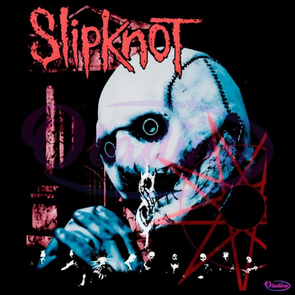 Slipknot Distorted Mask Horror Rock Band Blood Symbol PNG