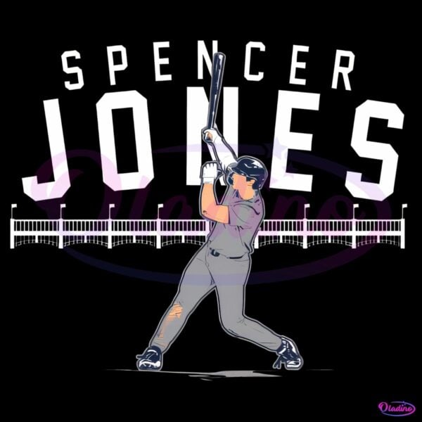 Spencer Jones Baseball Power Swing With Stadium Background PNG