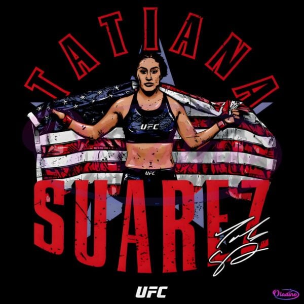 Tatiana Suarez Ufc Fighter American Flag PNG